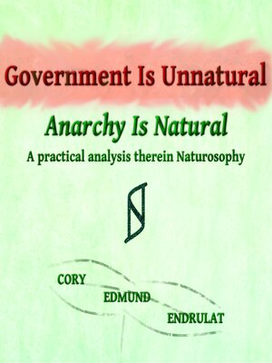 cover image of Government Is Unnatural, Anarchy Is Natural